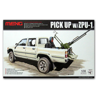 Meng 1/35 Pickup w/ZPU-1 Plastic Model Kit