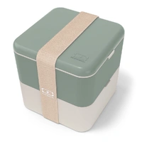 Monbento Mb Square Bento Box - Bi-Colour Green