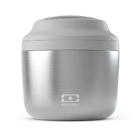 Monbento Mb Element Isolated Bento Box - Metallic Silver