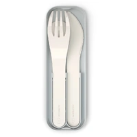 Monbento Mb Pocket Plastic Cutlery Set - Colour Natural