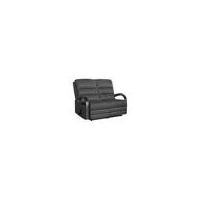 Montana 2 Seater Manual Recliner with Timber Accents - Fabric - Bodhi Granite MONT2MRFBGR