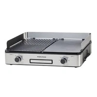 Morphy Richards Benchtop Electric BBQ Grill - Stainless Steel