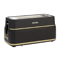 Morphy Richards Signature Soft Gold 4-Slice Toaster - Matte Black MRST24BK