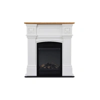 Dimplex 1.5kW Mini Windelsham Suite w/ LED Firebox- White and Oak Veneer finish