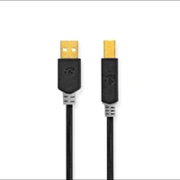 Nedis USB Cable USB-A Male to USB-B Male 1.00 m ND-CCBW60100AT10