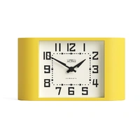 Newgate Mini Metro Mantel Clock-Yellow