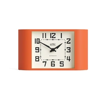 Newgate Mini Metro Mantel Clock-Pumpkin Orange