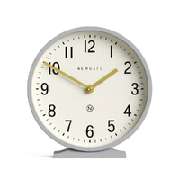 Newgate Q Mantel Clock-Clock Grey