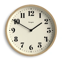 Newgate Number Four Theatre Wall Clock-Faux Wood