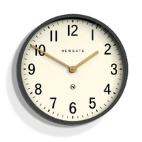 Newgate Mr Edwards Clock Matte Blizzard Grey