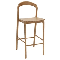 Nodo High Stool - Natural Finish NODOHS74-NF