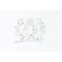 Scribble Mat Number Fun 20x15cm Mini Size