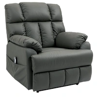 Oakland Dual Motor Lift Chair - Grey Leather OAKLDUALGRY