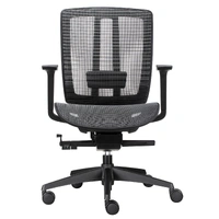 Oasis Full Mesh Operator Chair - Black Mesh Fabric OASIS-BL