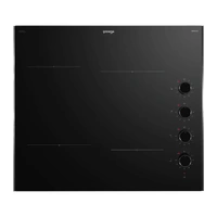 Omega Cooktop Ceramic 60cm 4 Zone Knob Control Front Bev OCC604KZ