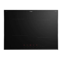 Omega Cooktop Induction 70cm 10 AMP 4 Zones Front Bev OCI704PPTZ