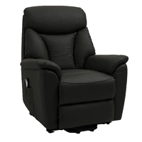 Ohio Dual Motor Lift Chair - Black Leather OHIODUALBLK