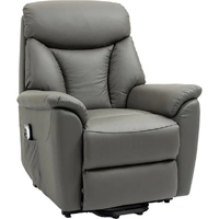 Ohio Dual Motor Lift Chair - Grey Leather OHIODUALGRY