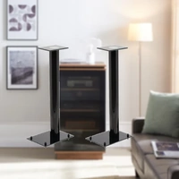 Tauris Opal Speaker Stand 29-inch - Gloss Black (Round Tube) Black 220x300x740mm