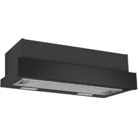 Omega Rangehood Slideout 60cm Ducted/Recirc Black ORT6WBA