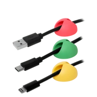 Crest Cable Organiser Cord Grippers - 6 Pack OWCMCCP6