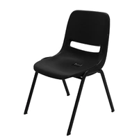 Heavy Duty Polypropylene Chair - Black P-100-B