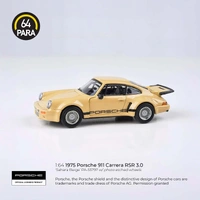 Para64 1/64 Porsche 911 Carrera RSR 3.0 Sahara Beige w/ photo etch wheels LHD Diecast Model Car