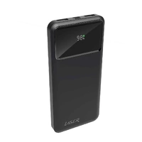 Laser 10000mAh Power Bank with Digital Display Black PB-10K24BK-712