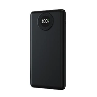 Laser 10000mAh Power Bank with Battery Display Black PB-10K25BK-861
