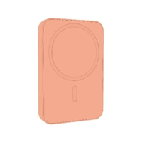 Laser 5000mAh Magnetic Wireless Power Bank Peach PB-5MSPE-798