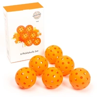 Hacienda Precision Aerodynamic 40-Hole Pickleball Balls 6 Pack PB68