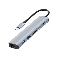 Laser USB-C to 7 Port USB and HDMI Hub PC-HUB701-639