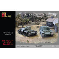 Pegasus 1/72 KV-1 Soviet Heavy Tanks (2 per pack)