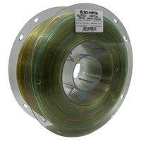 3D Meta Glitter PETG Crystal Green/Yellow 1KG Spool PETG-GLI-CRYGREENYELLOW