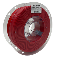 3D Meta PETG HS Traffic Red 1KG Spool PETGHS-TRAFFICRED
