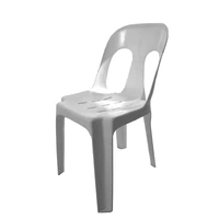 Heavy Duty Polypropylene Chair - Grey Plastic PIPPEE-GREY