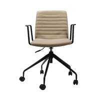 Pixel 5 Star Breakout & Meeting Chair With Arms - Almond/Black PIX5STAR-WA-ALM-BL