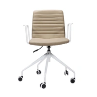 Pixel 5 Star Breakout & Meeting Chair With Arms - Almond/White PIX5STAR-WA-ALM-WS