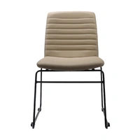 Pixel Sled Base Breakout & Visitor Chair - Almond/Black PIXSLED-ALM-BL