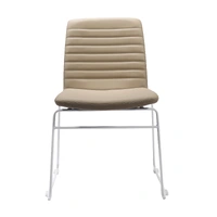 Pixel Sled Base Breakout & Visitor Chair - Almond/White PIXSLED-ALM-WS