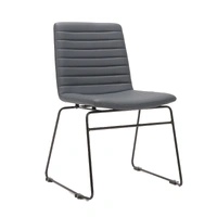 Pixel Sled Base Breakout & Visitor Chair - French Navy/Black PIXSLED-FN-BL