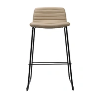 Pixel Counter Stool - Almond/Black PIXSTOOL63-ALM-BL