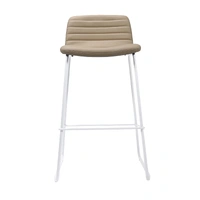 Pixel Counter Stool - Almond/White PIXSTOOL63-ALM-WS
