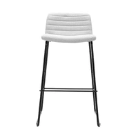 Pixel Counter Stool - Light Grey/Black PIXSTOOL63-LI-BL
