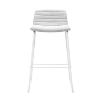 Pixel Counter Stool - Light Grey/White PIXSTOOL63-LI-WS