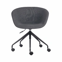 Pixel Tub Chair On 5 Star Base - Charcoal/Black PIXTUB5STA-C457-BL