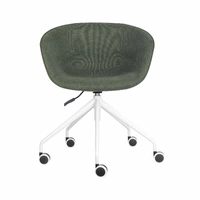 Pixel Tub Chair On 5 Star Base - Olive/White PIXTUB5STA-OL-WS