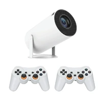 Laser 720P Smart Gaming White Projector Built-in 50 Games Include Two Controllers PJ-GH801W-151