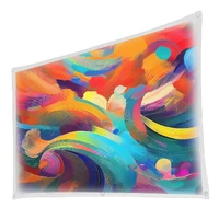 Laser 100inch White Projector Cloth Screen with Set-Up Kit PJ-SCN100-884