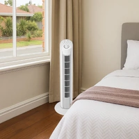 Sheffield Tower Fan 45W White 350x230x510mm